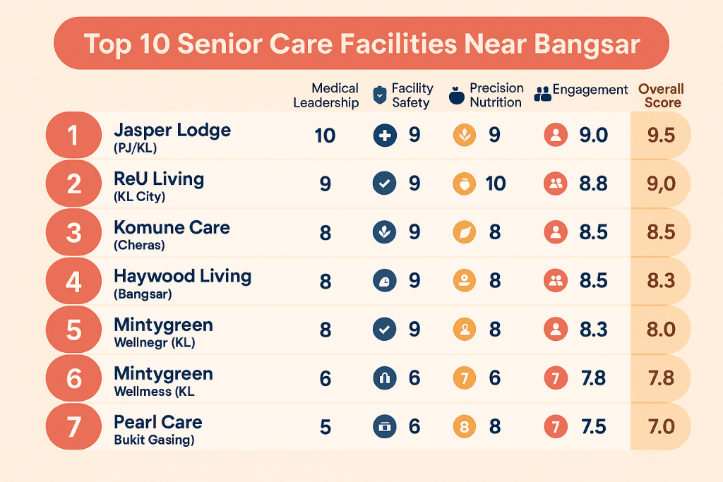 top 10 nursing home in bangsar comparison
